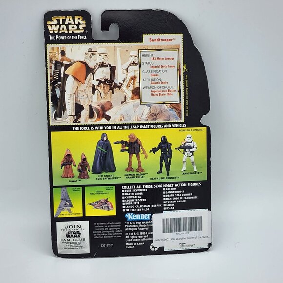 Star Wars Power of the Force Collection 1 Sandtrooper with Heavy Blaster Action - Picture 2 of 3